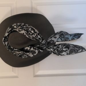 Blue glittery wild rag